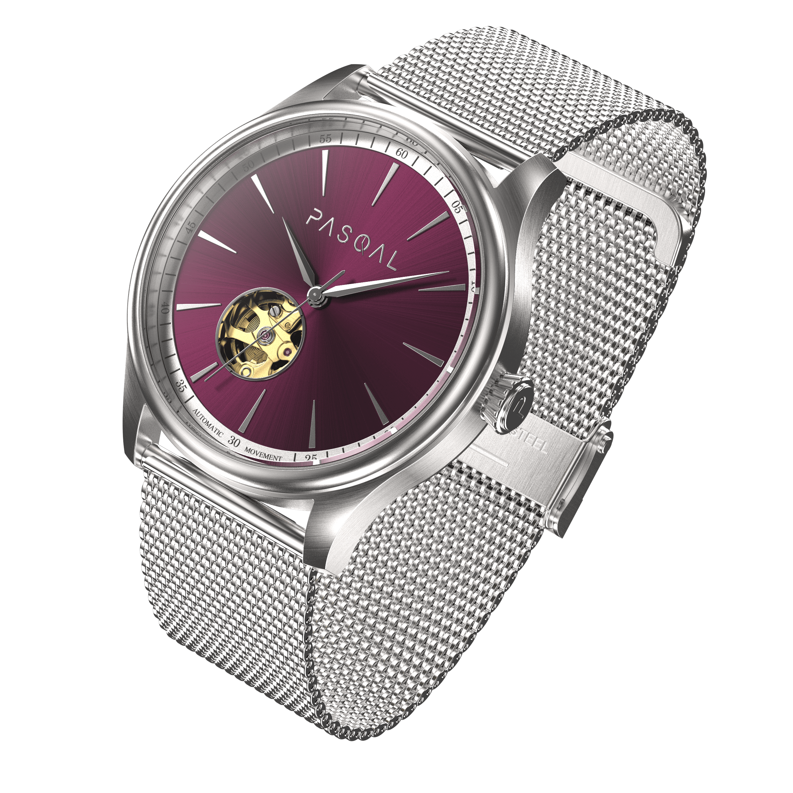 Wilhelm 42 Automatic Silver/Purple